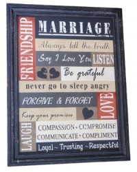 Tekstbord Marriage